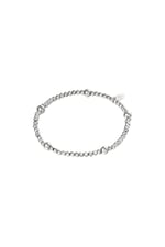 Silver color / Bracelet Beady Silver Color Stainless Steel Picture2