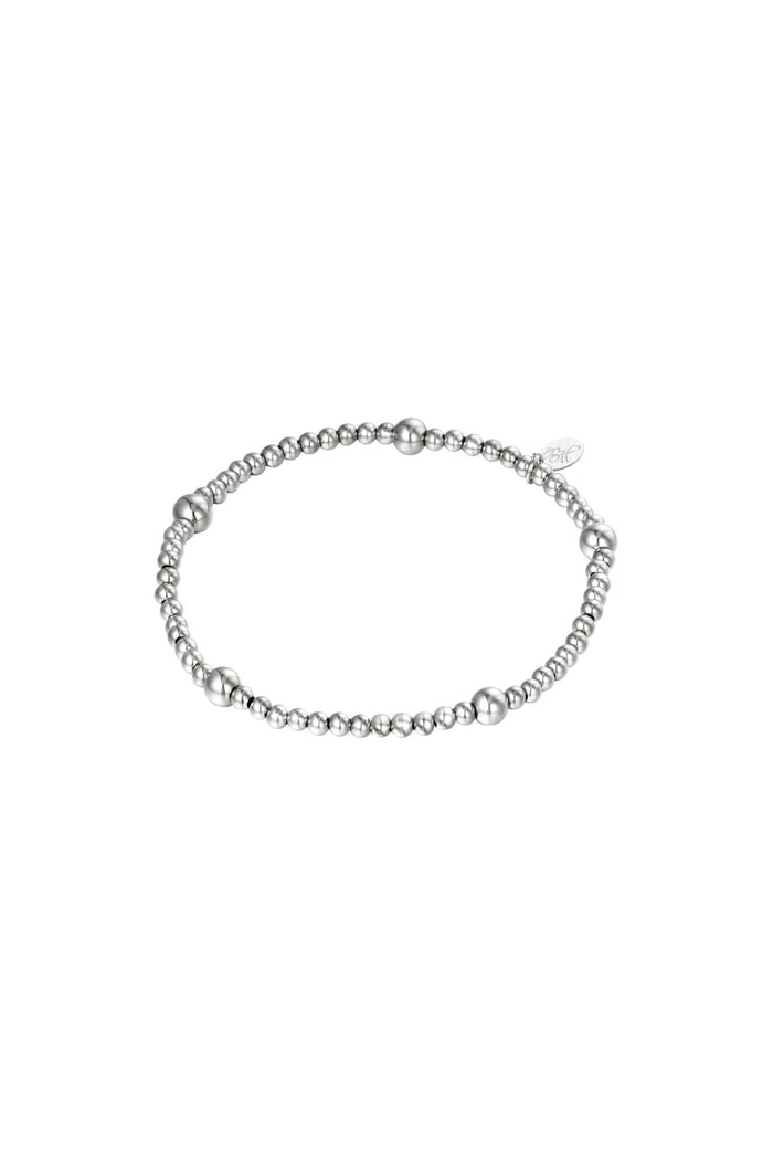 Armband Beady Silber Edelstahl 