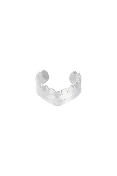 Earcuff Victoria Argenté Acier inoxydable One size h5 Image2