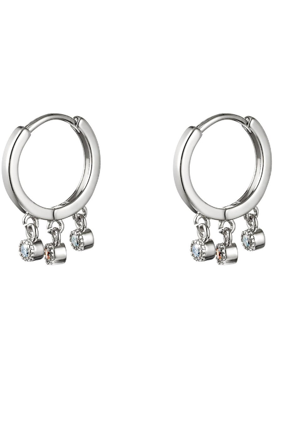 Ohrringe Radiant Silber Kupfer Bild2