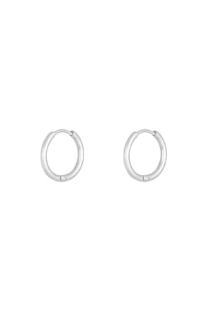 Ohrringe Little Hoops 1,6cm Silber Edelstahl h5 