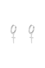 Silver color / Earrings Faith Silver Color Stainless Steel Picture2