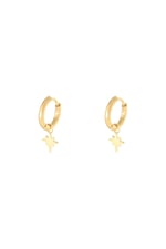 Gold color / Earrings Spark Gold Color Stainless Steel 