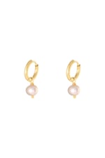 Pink / Earrings Pearl Of The Sea Pink Stainless Steel Picture2