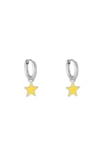 Yellow / Earrings Pastel Star Yellow Stainless Steel 