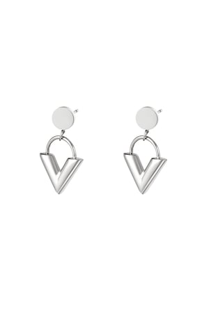 Earrings Venus Silver Color Stainless Steel h5 