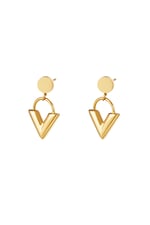 Gold color / Earrings Venus Gold Color Stainless Steel 