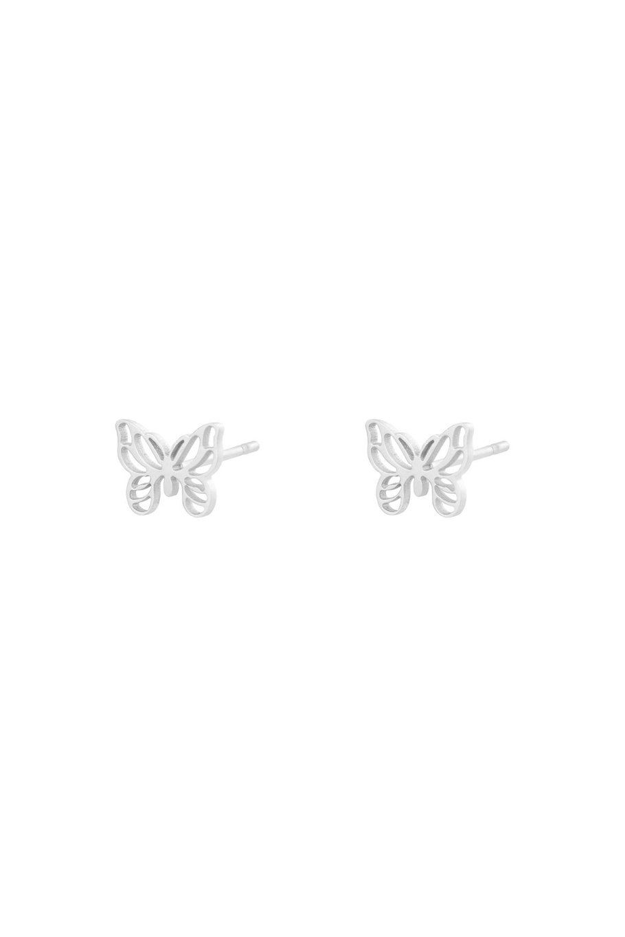 Oorbellen Little Butterfly Goud kleur Stainless Steel 