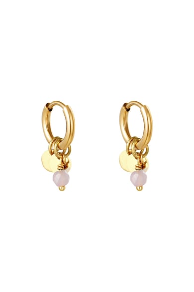 Earrings Delicate Black Stainless Steel h5 