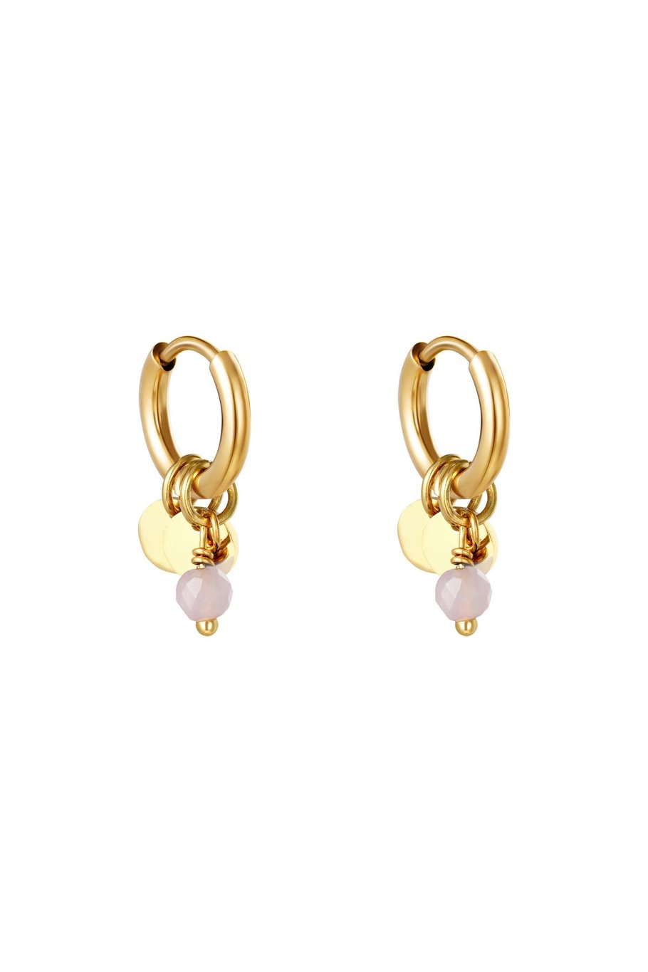 Earrings Delicate Black Stainless Steel 