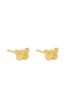 Gold color / Earrings Fly Gold Color Stainless Steel 