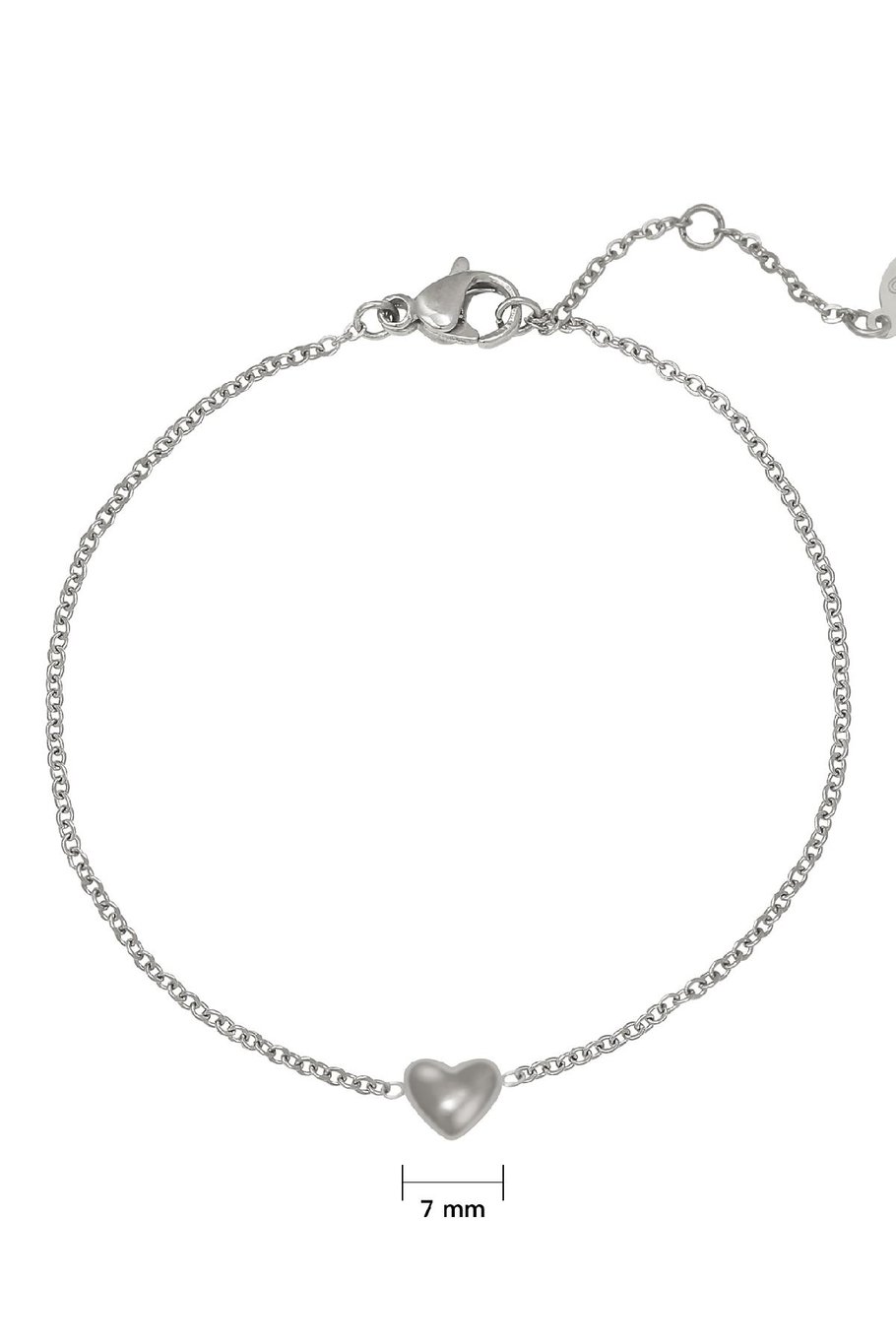 Bracelet Always in my Heart Silver Color Stainless Steel Picture4