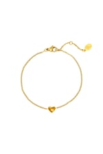 Gold color / Bracelet Always in my Heart Gold Color Stainless Steel 