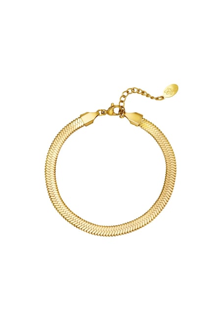 Ritiro del braccialetto Gold Stainless Steel