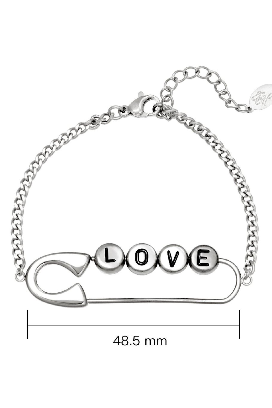 Bracelet Safety First Argenté Acier inoxydable Image3