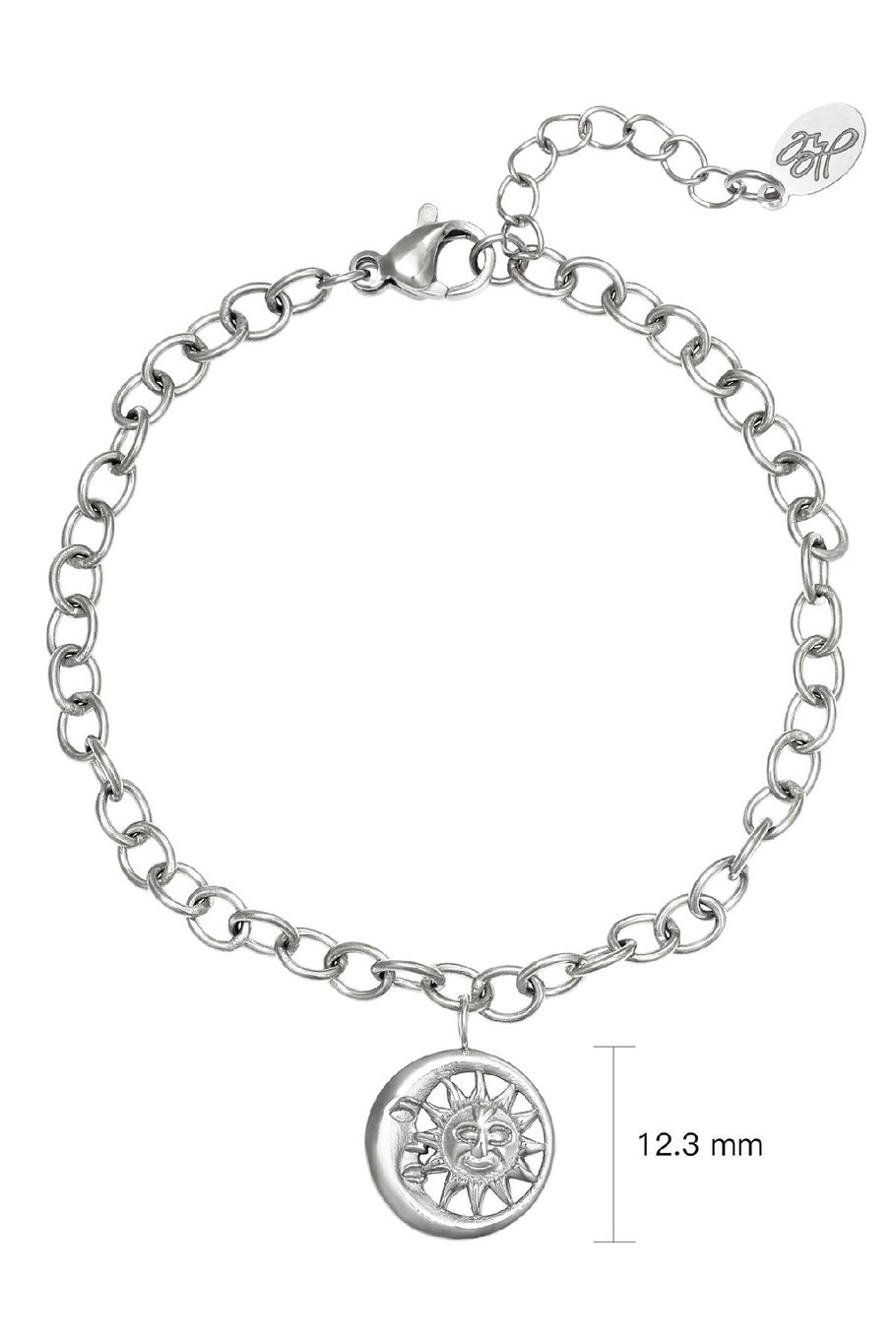 Armband Moonlight Chain Silber Edelstahl Bild4