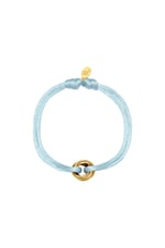 Hellblau / Armband Satin Knot Hellblau Edelstahl Bild8