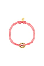 Pink & Gold / Bracelet Satin Knot Pink & Gold Color Stainless Steel Picture6