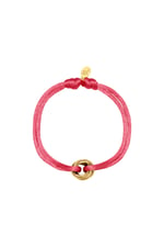 Red / Bracelet Satin Knot Red Stainless Steel 