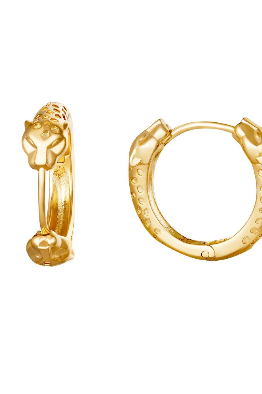Boucles d'oreilles Panther Heads Acier inoxydable Image4