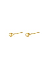 Gold color / Earrings Midi Dot Gold Color Stainless Steel Picture2