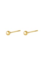 Gold color / Earrings Big Dot Gold Color Stainless Steel 