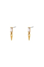 Gold color / Earrings Little Cone Gold Color Copper 