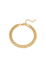 Goldfarbe / Armband Vibes Goldfarbe Edelstahl 