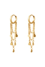 Gold color / Earrings Garlands Gold Color Stainless Steel 