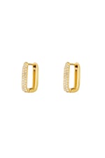 Gold color / Earrings Shimmer Spark Gold Color Stainless Steel 