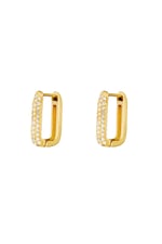 Gold color / Earrings Shimmer Spark Large Gold Color Stainless Steel 