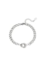 Silver color / Bracelet Intertwined Silver Color Stainless Steel Picture2