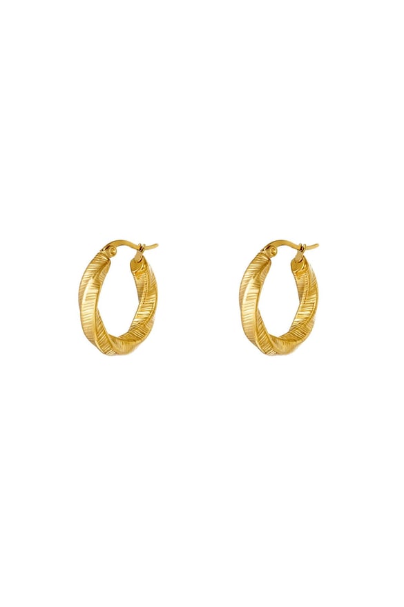 stainless steel hoop earrings 