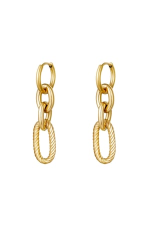 Earrings Spicy Gold Color Stainless Steel h5 