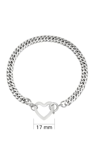 Bracelet Lovely Silver Color Stainless Steel h5 Picture3