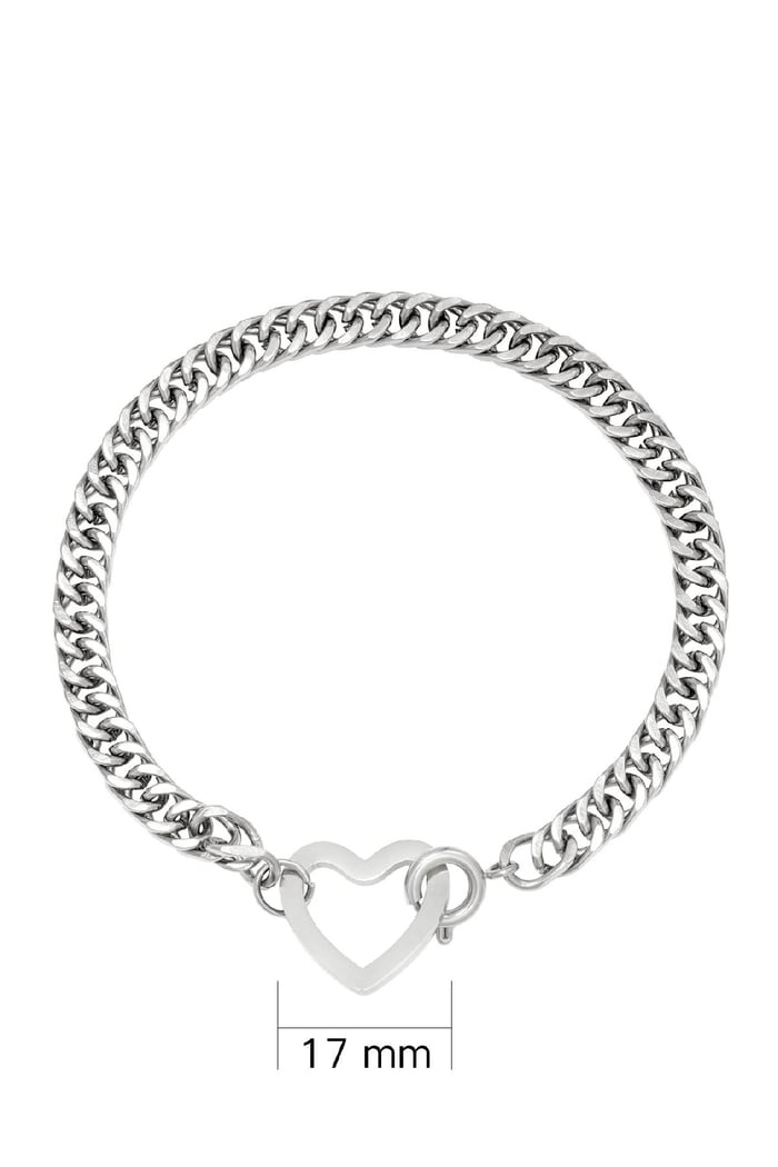 Bracelet Lovely Silver Color Stainless Steel Picture3