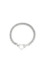 Silver color / Bracelet Lovely Silver Color Stainless Steel 