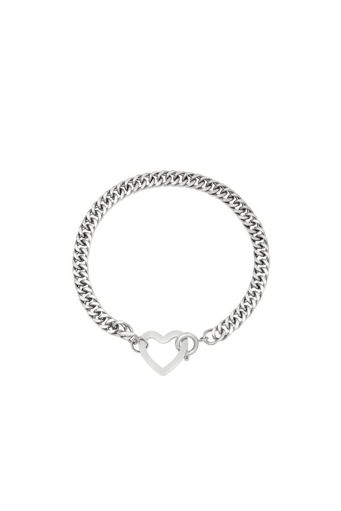 Bracelet Lovely Silver Color Stainless Steel 