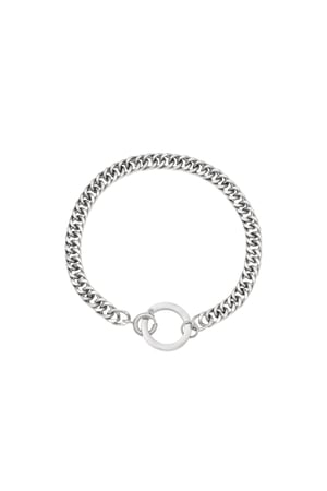 Bracelet Connect Silver Color Stainless Steel h5 