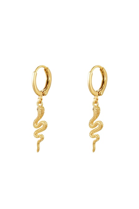 Earrings Special Snake Gold Color 2