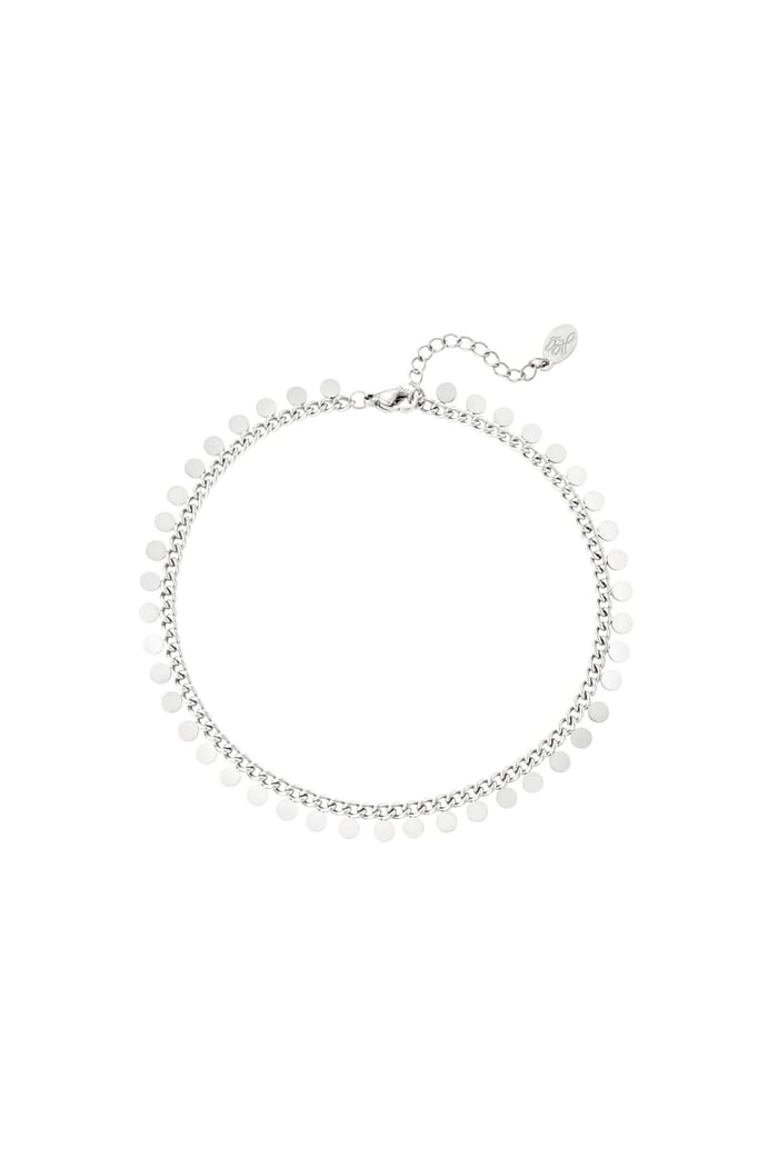 Stainless steel bracelet Circles Silver color 