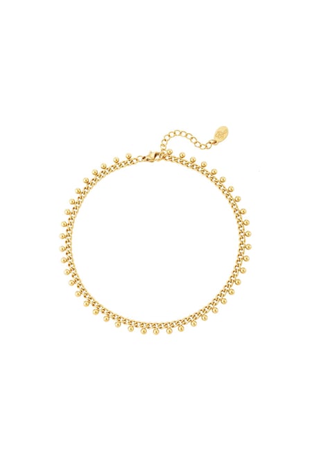 Stainless steel bracelet Dots Gold color 2