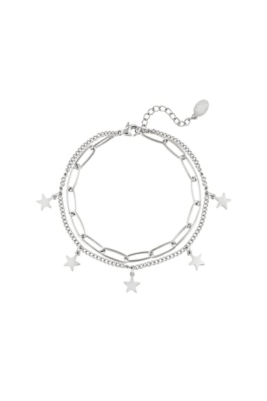 Bracelet Chain Star Gold Color Stainless Steel h5 