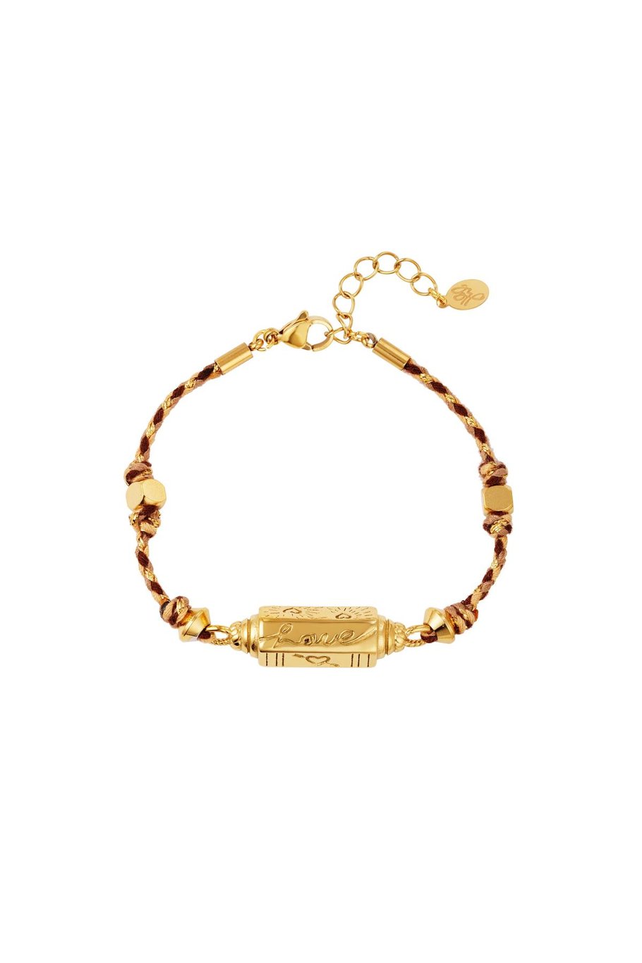 Armband Liebe Blau Polyester