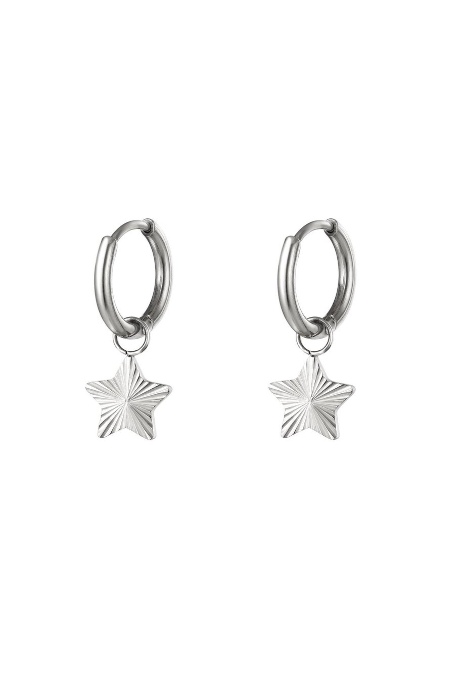 Stainles steel earrings star Gold Color Stainless Steel 