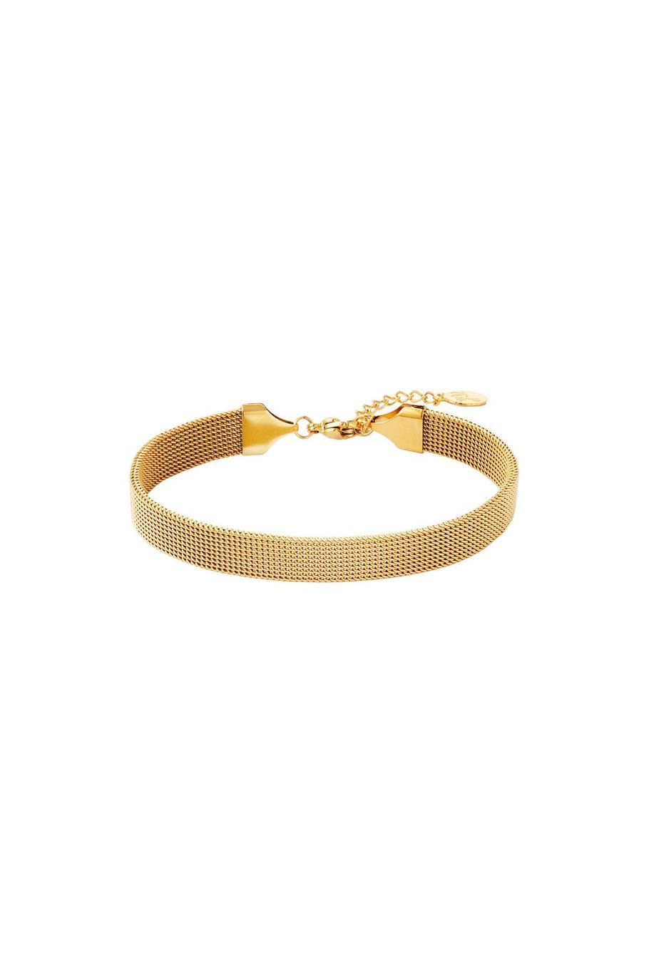 Stainless steel bracelet Gold color (Pack with plastic bag)