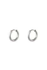 Silver color / Stainless steel hoop earrings Silver color Picture2