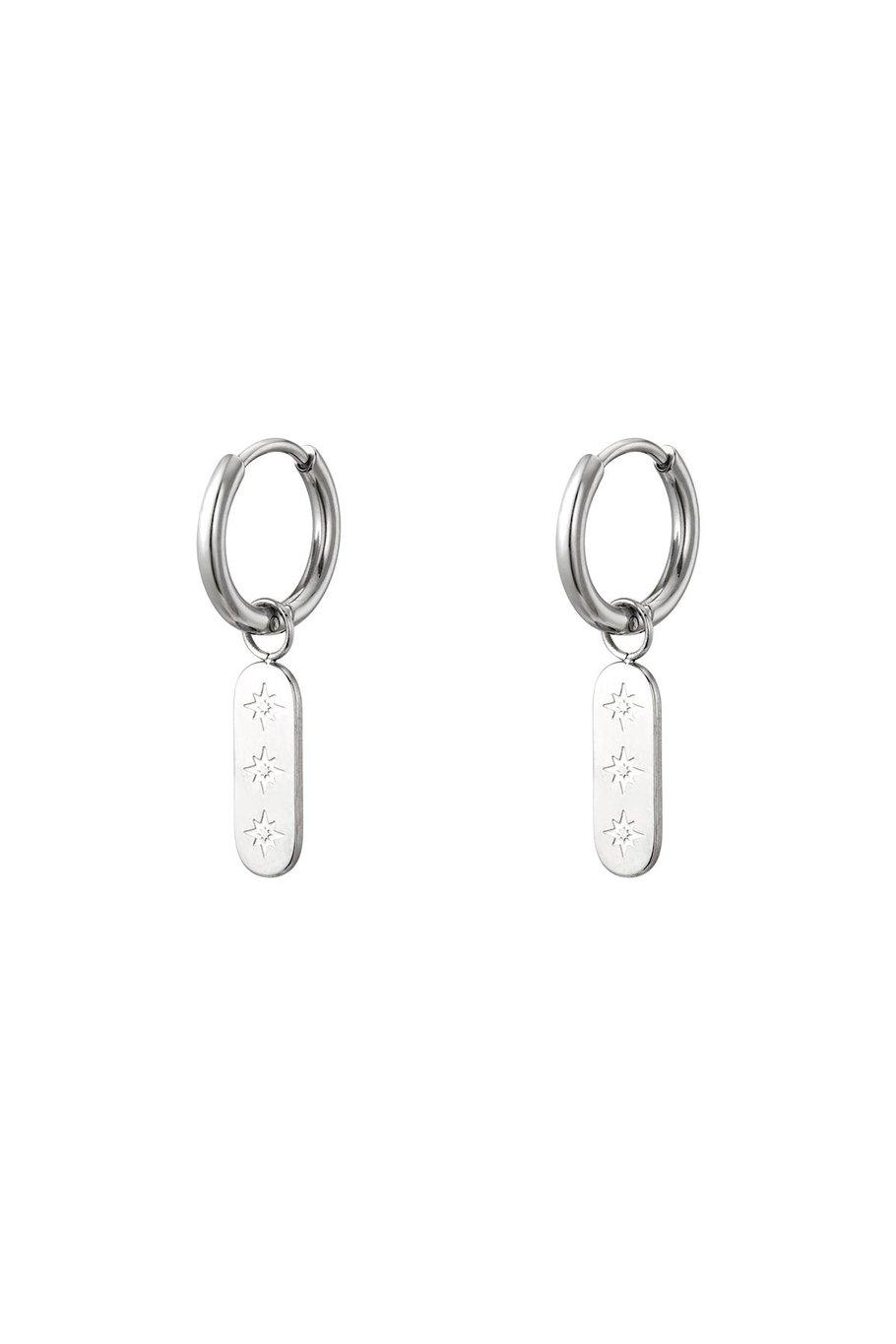 stainless steel earrings sun  
