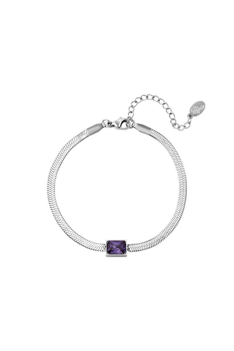 Bracciale In Acciaio Inossidabile Con Ciondolo Quadrato Green &amp; Gold Stainless Steel 