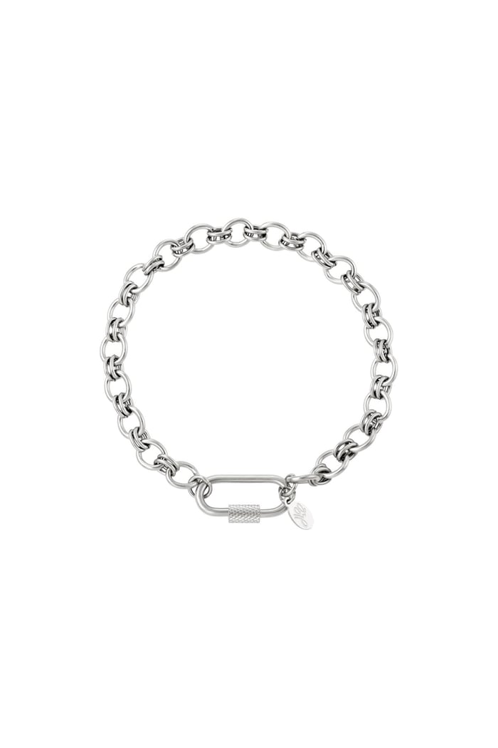 Stainless steel bracelet Silver color 